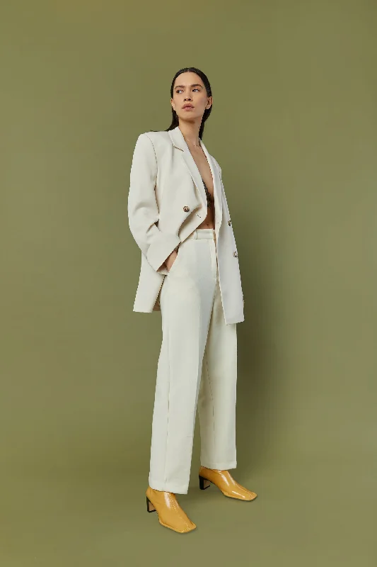 STRAIGHT LEG PANT WITH PLEAT