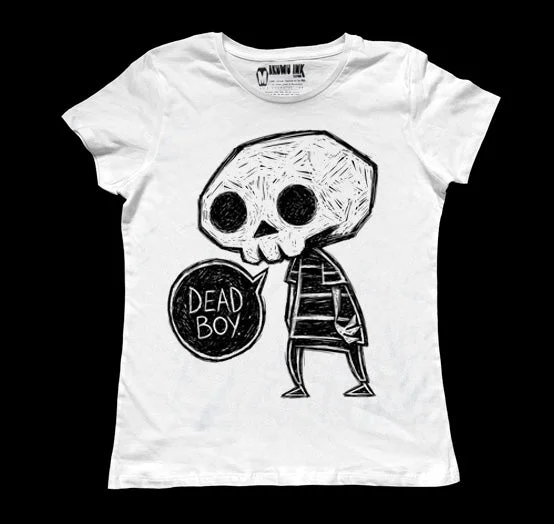 Dead Boy Women White Tshirt