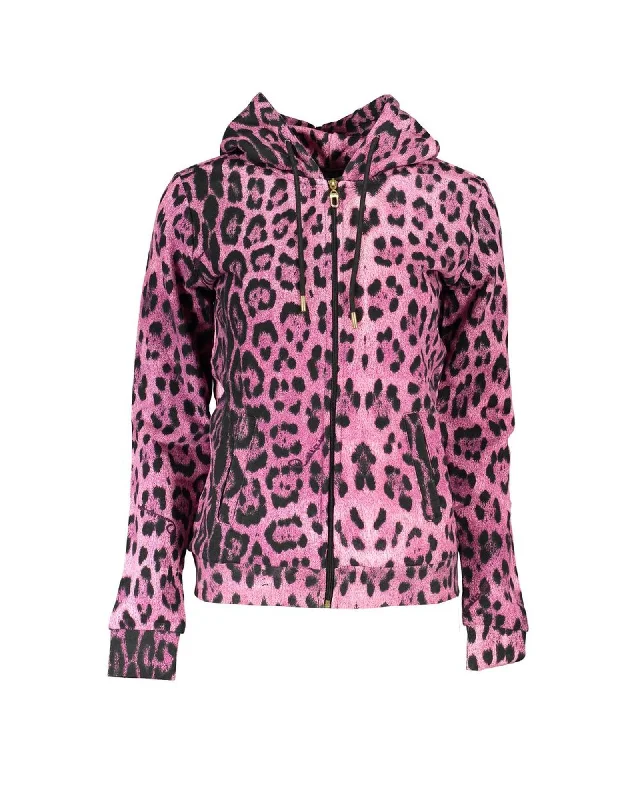 Cavalli Class Women's Pink Cotton Sweater - L