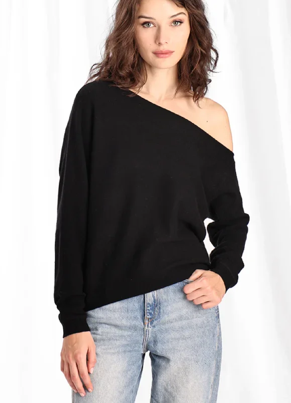 MR Cashmere Off the Shoulder Top