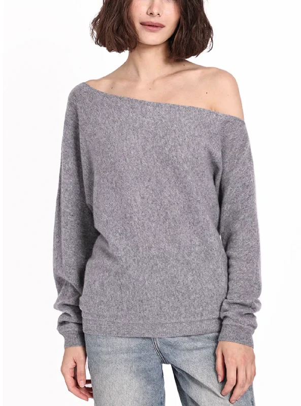 MR Cashmere Off the Shoulder Top