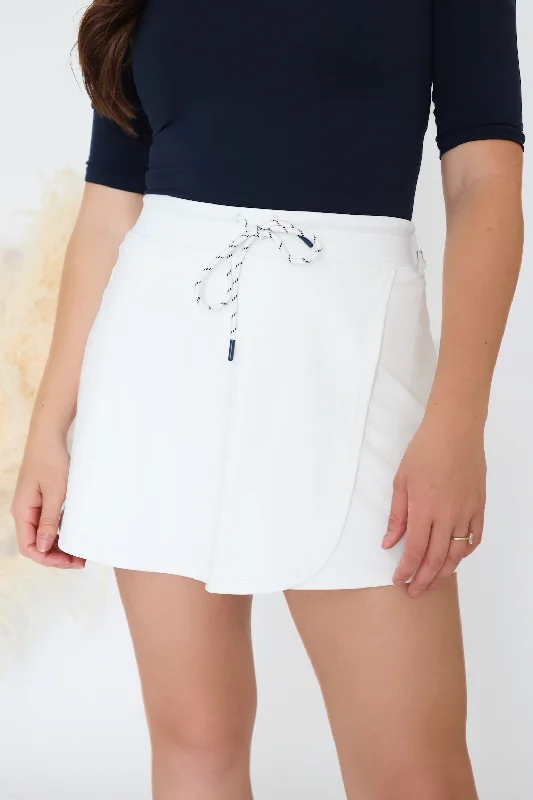 On The Green Skort - White (FINAL SALE)