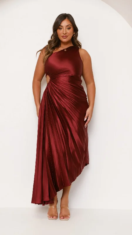 Olivia Maxi Dress - Wine