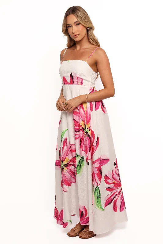 Verity Maxi Dress - Pink Floral