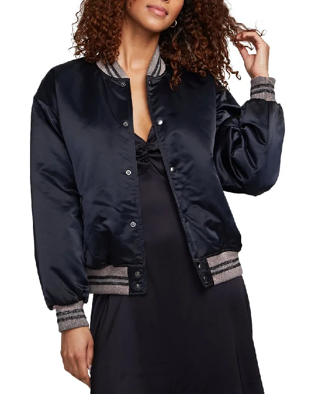 Chaser Boulevard Satin Boulevard Bomber Jacket